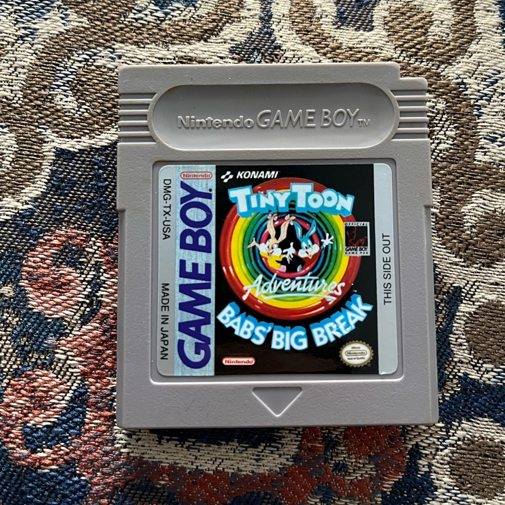 Nintendo gameboy Tiny Toon Babs’ Big Break